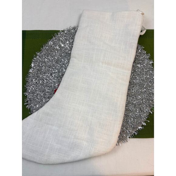 Max Studio Rachel Zoe Christmas Tree Shimmering Star Stockings 22” Holiday Decor - Picture 4 of 6